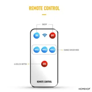 auto on off remote controllable lights