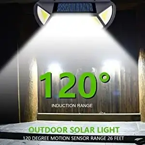 outdoor solar motion sensor light