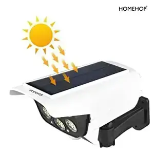 solar fake camera with high efficient solar panel