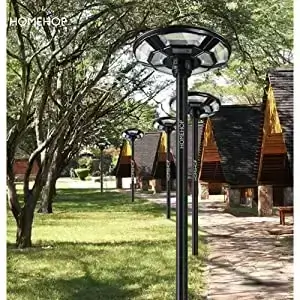 solar pole lights outdoor - easy to install
