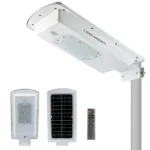 solar street light white with remote 3 year warranty