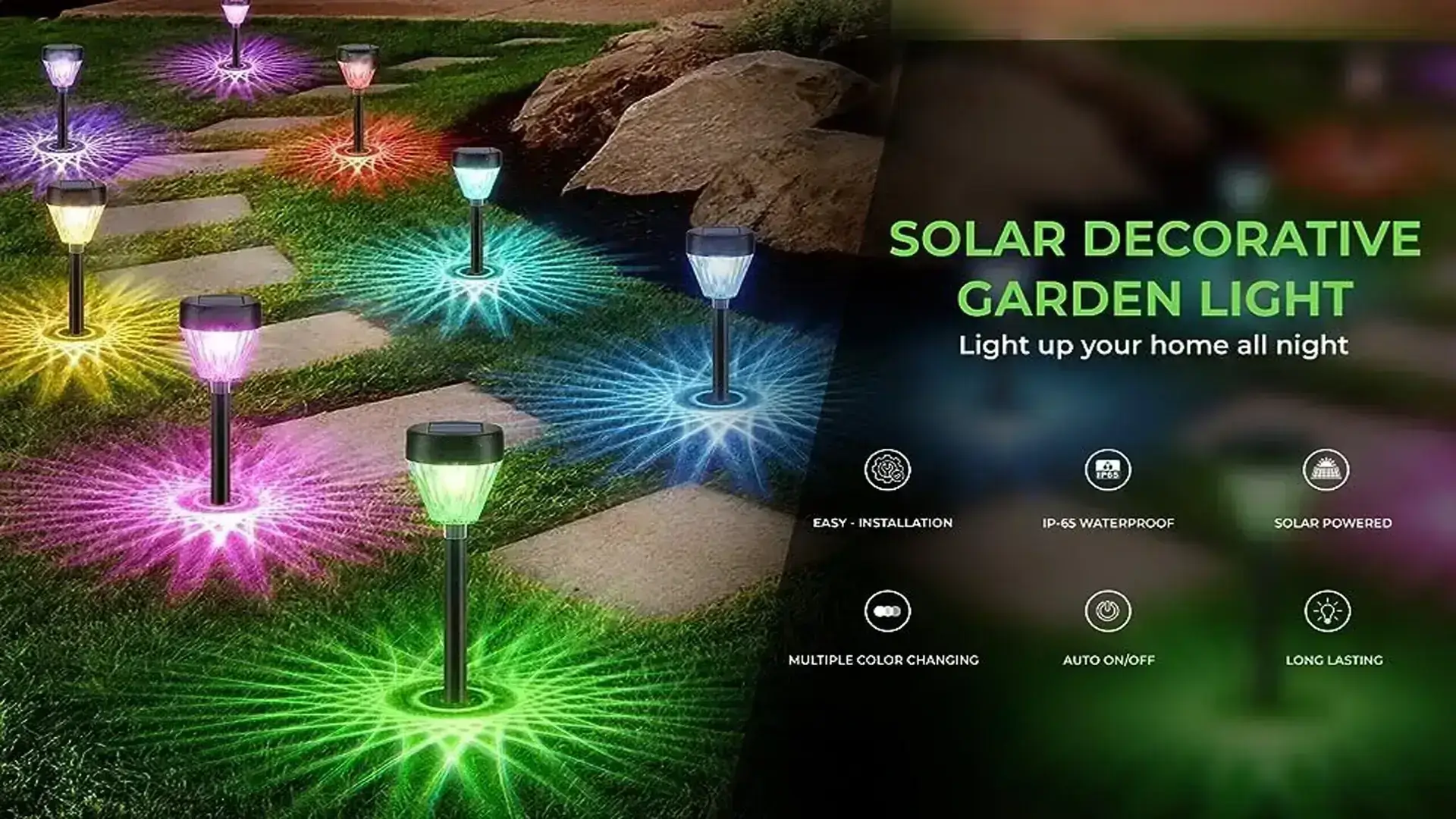 solar Garden lights outdoor waterproof