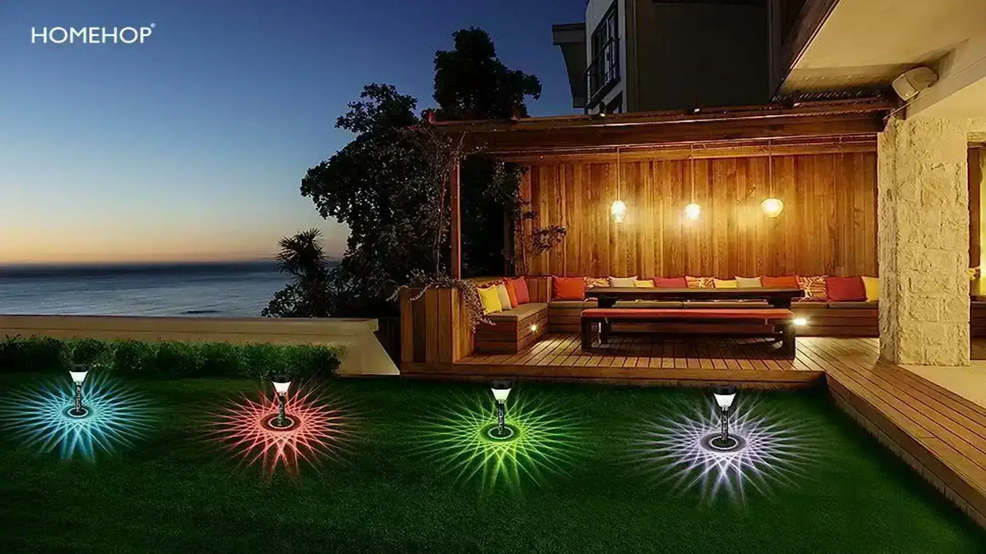 applications of solar led outdoor garden lights