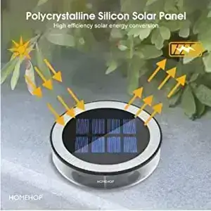 solar in ground external solar lights