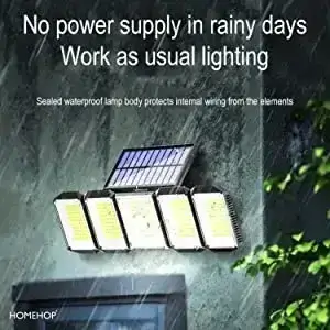 solar led motion light for outdoor