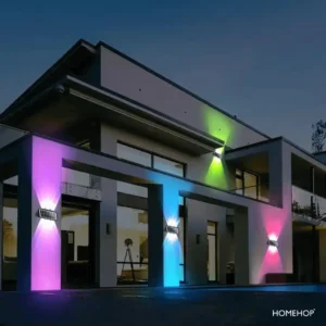 solar outdoor wall lighting led lamp for home