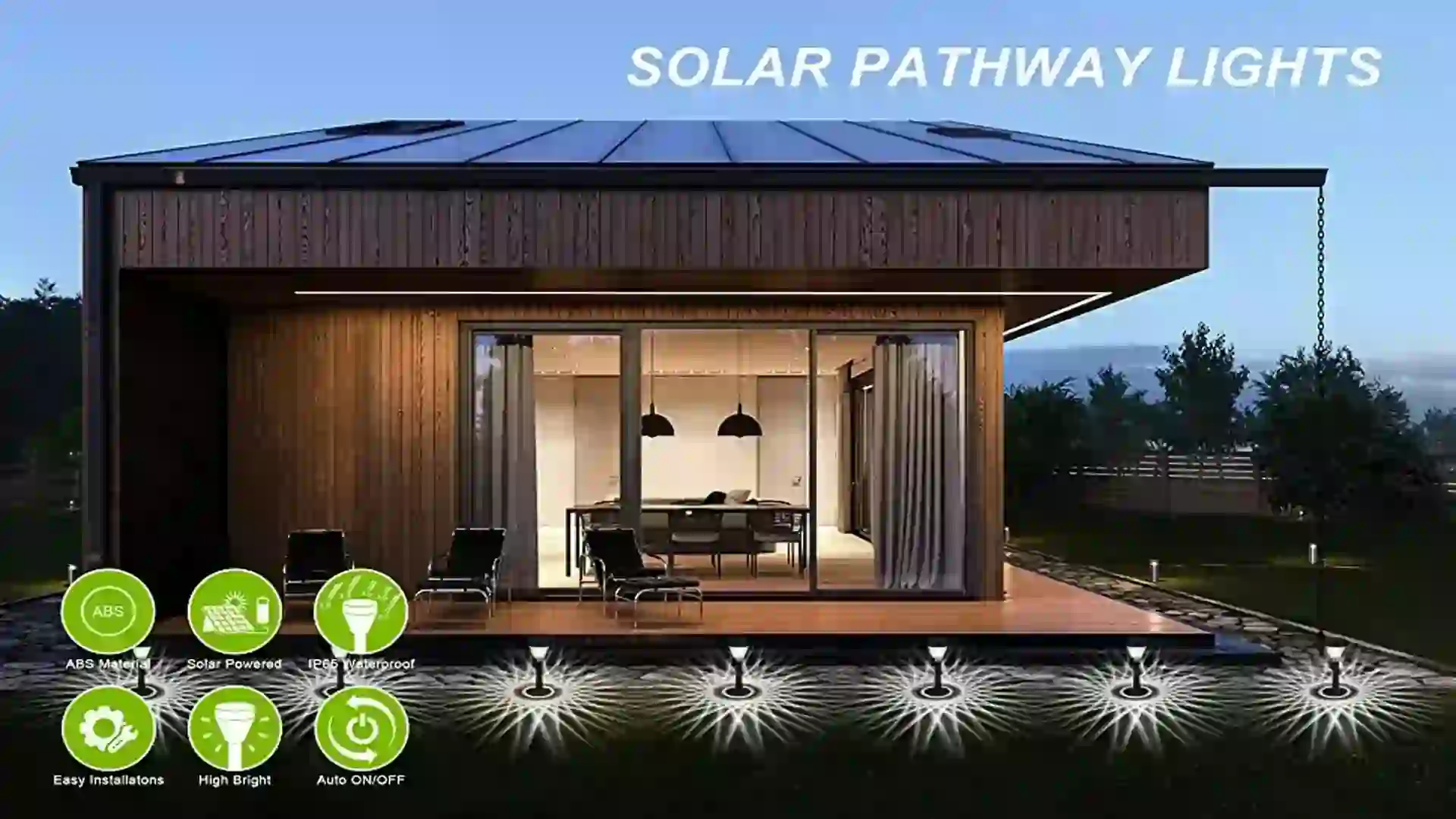 solar footpath lights for outdoor pathway lamp