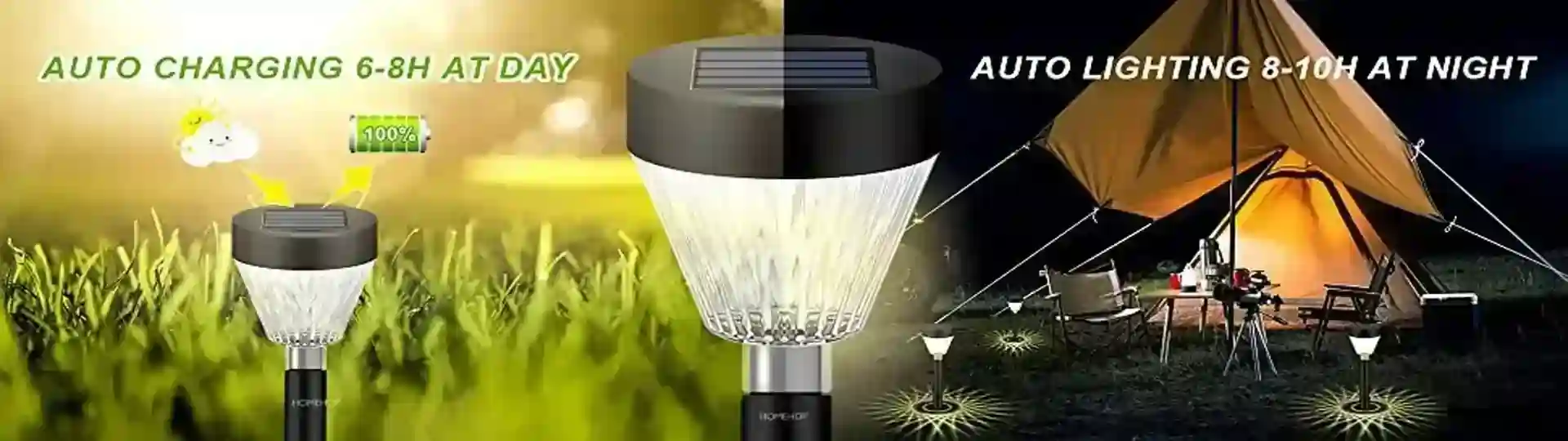 solar path lamp automatic charging during the day