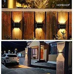 solar rechargeable lamp led wall outdoor light