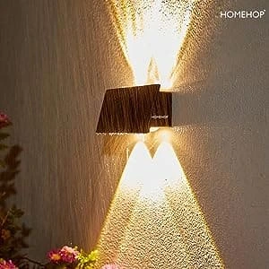 solar waterproof wall led lights for home